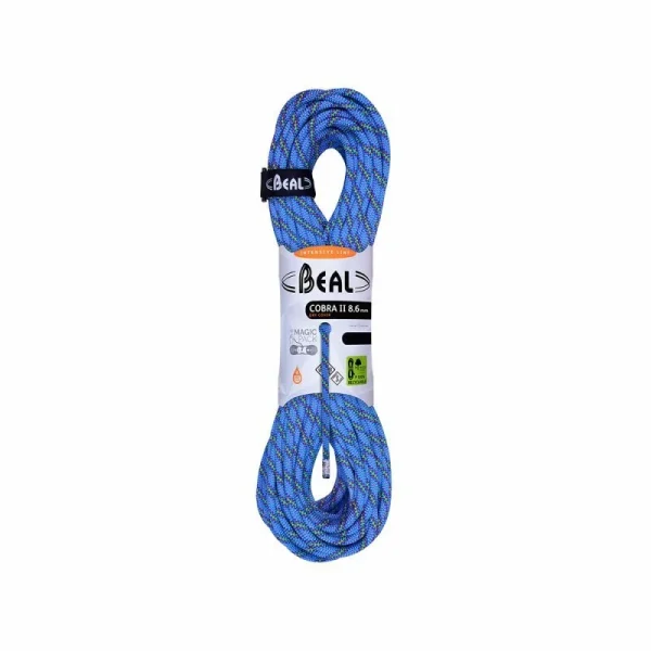 De gros 😍 Beal Cobra II 8,6 mm Unicore – 2 x 50 m – Corde à double 🎉 4