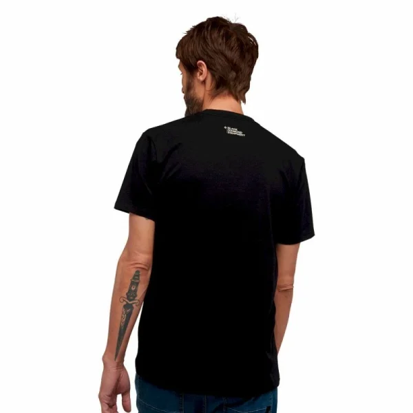 Meilleure affaire 😉 Black Diamond Mountain Logo Ss Tee – T-shirt homme 😉 4