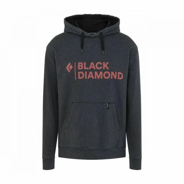 Remise ⭐ Black Diamond Stacked Logo Hoody – Sweat à capuche homme 🌟 1