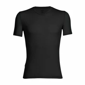 Meilleur prix 🌟 Icebreaker Anatomica Short Sleeve col V en Mérinos – T-shirt en laine mérinos homme I Hardloop 🌟 15