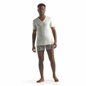 Meilleur prix 🌟 Icebreaker Anatomica Short Sleeve col V en Mérinos – T-shirt en laine mérinos homme I Hardloop 🌟 13