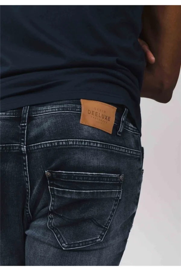 Jeans Slim Bleu UséJean CARLOS 6