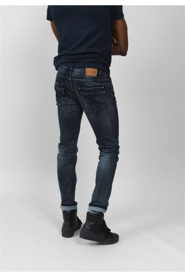 Jeans Slim Bleu UséJean CARLOS 4
