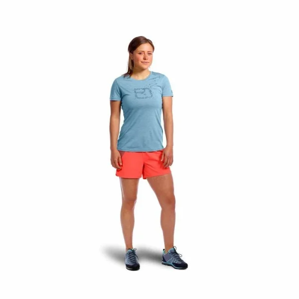 Meilleure affaire ❤️ Ortovox 150 Cool Leaves TS – T-shirt en laine mérinos femme ✨ 3