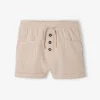 Short En Gaze De Coton Bébé Beige – Vertbaudet 16