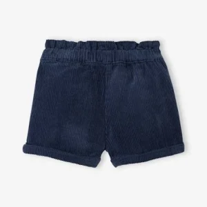 Short En Velours Côtelé Bébé Fille Marine – Vertbaudet 10